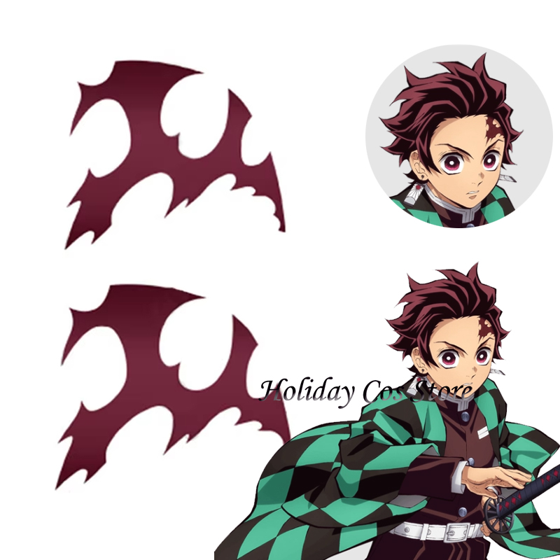 Anime Cosplay Shop - Kamado Tanjirou Forehead Scar Tattoo Anime
