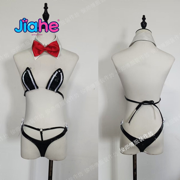 Anime Cosplay Bikini - Eclipse Brown Dust 2 Nightmare Bunny