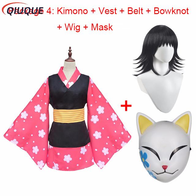 Anime Cosplay Mujer - Makomo Cosplay Costume Kimono Uniform PVC