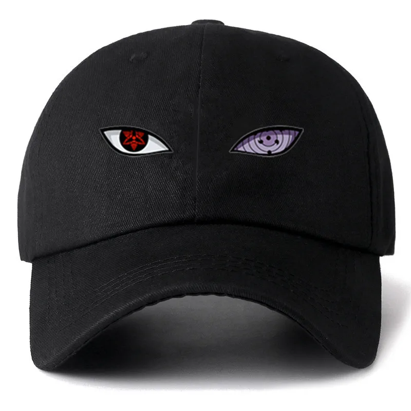 Naruto Headband Metal - High Quality Anime Eyes Snapback Cap