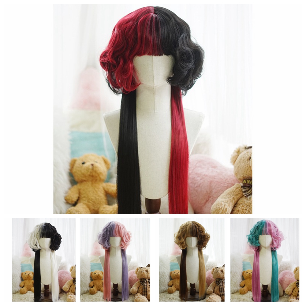 Anime Yang Cosplay - Jellyfish Head Wig Synthetic Long Wavy