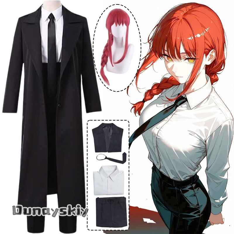 Chainsaw Man Cosplay - Anime Man Makima Cosplay Costume{Hemera}Halloween Chainsaw