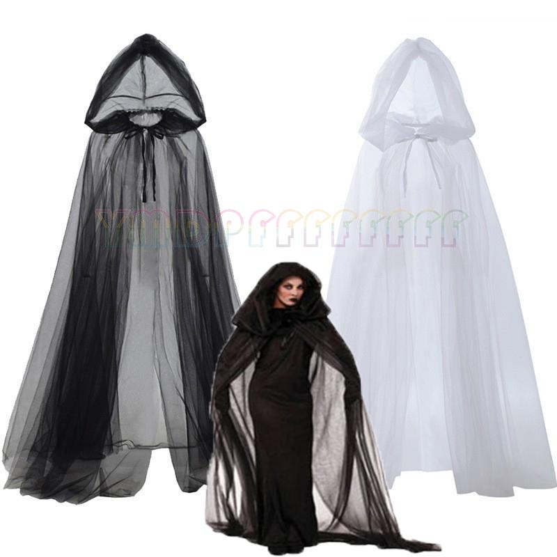 Anime Cosplay Dance - Halloween cosplay ghost role hooded cape