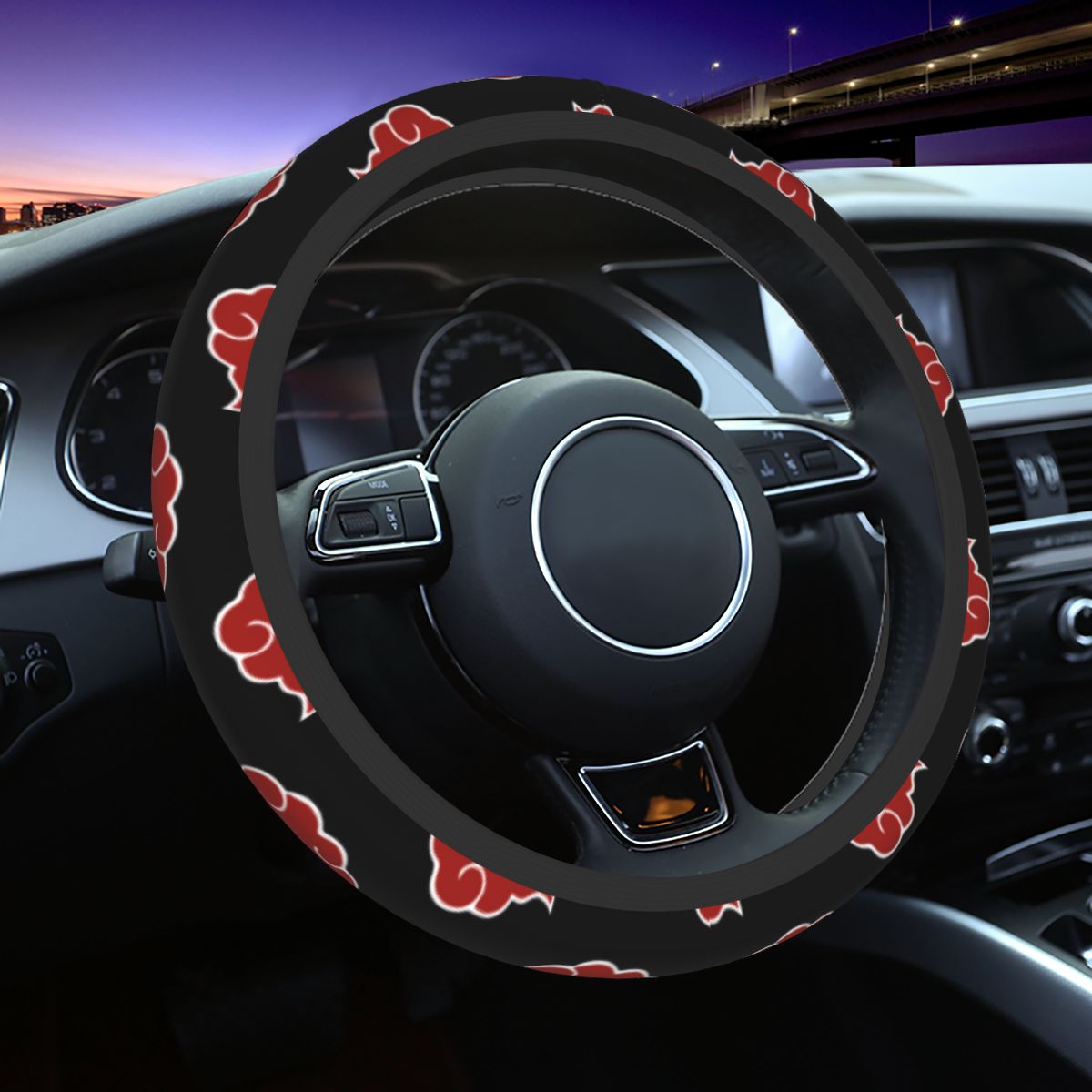 38cm Steering Wheel Covers Aka - огляд і ціна Naruto Headband Metal