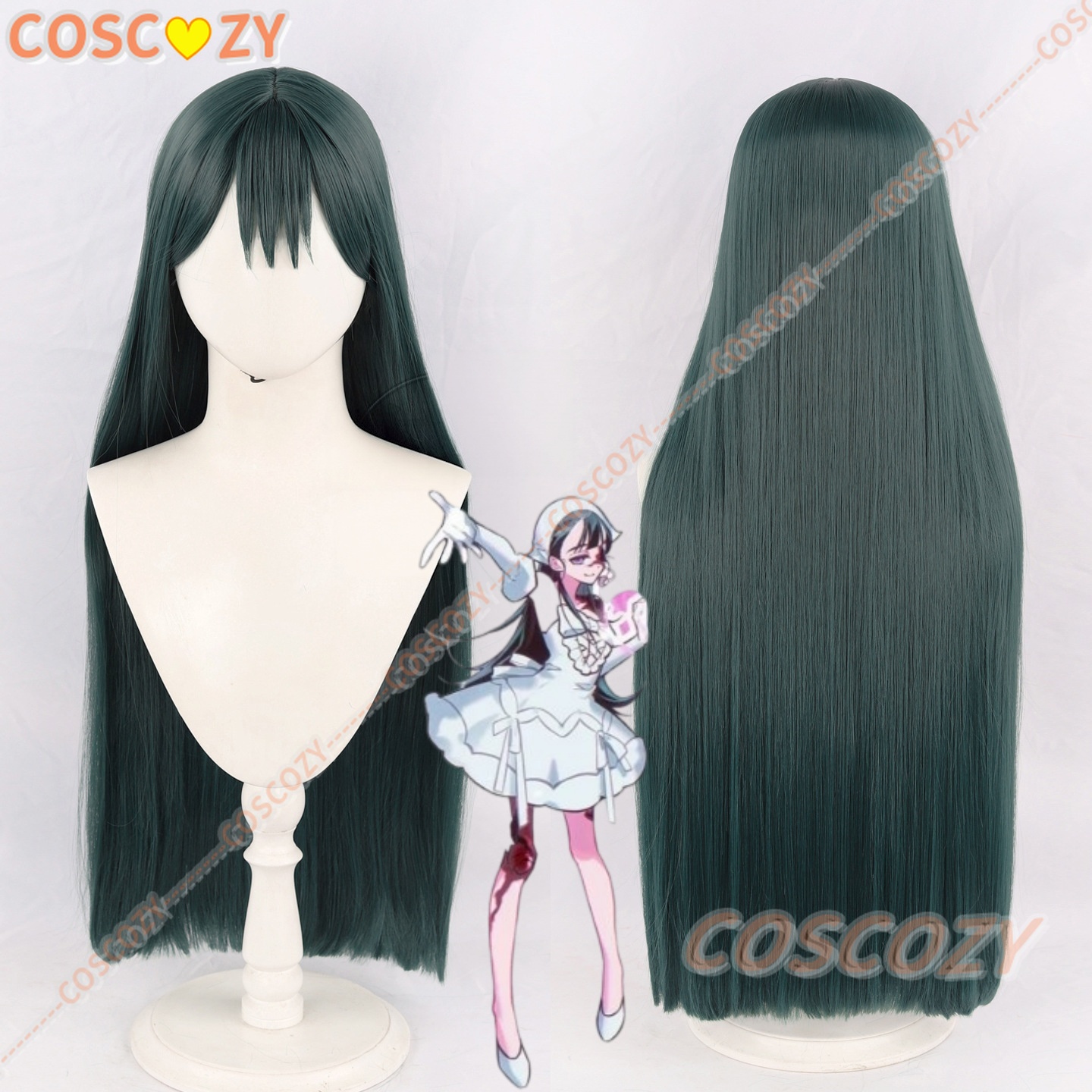 Zombie Stage Sua Cosplay Wig W - огляд і ціна Anime Cosplay Long Hair