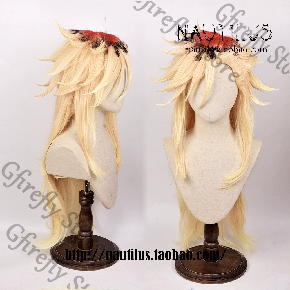 Douma Long Golden Hair Wig Cos - огляд і ціна Anime Cosplay Shop