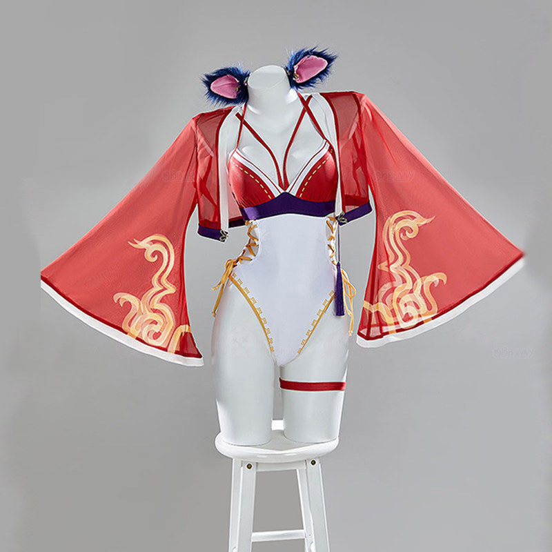 League of Legends Ahri Swimsui - огляд і ціна Anime Cosplay Bikini