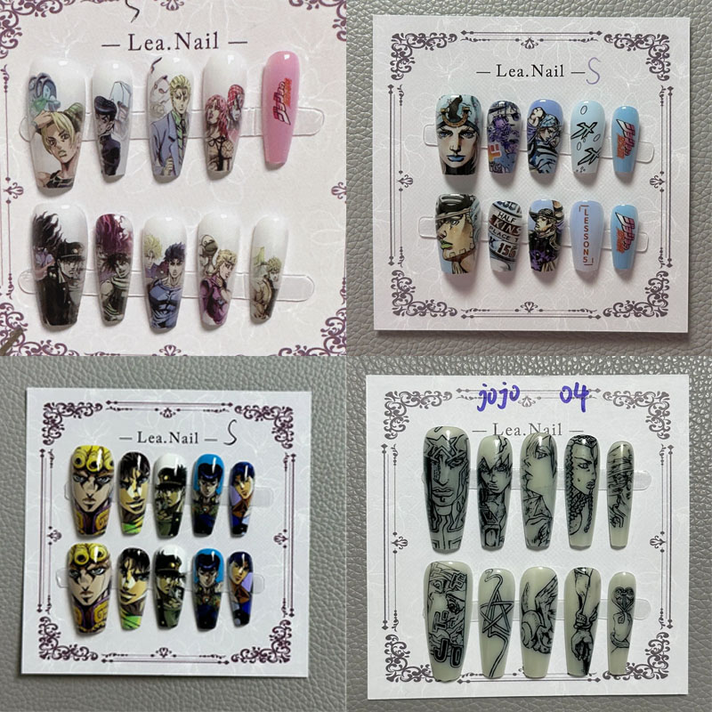 JOJO Nail Art Student Anime Ca - огляд і ціна Cosplay Anime Jojo