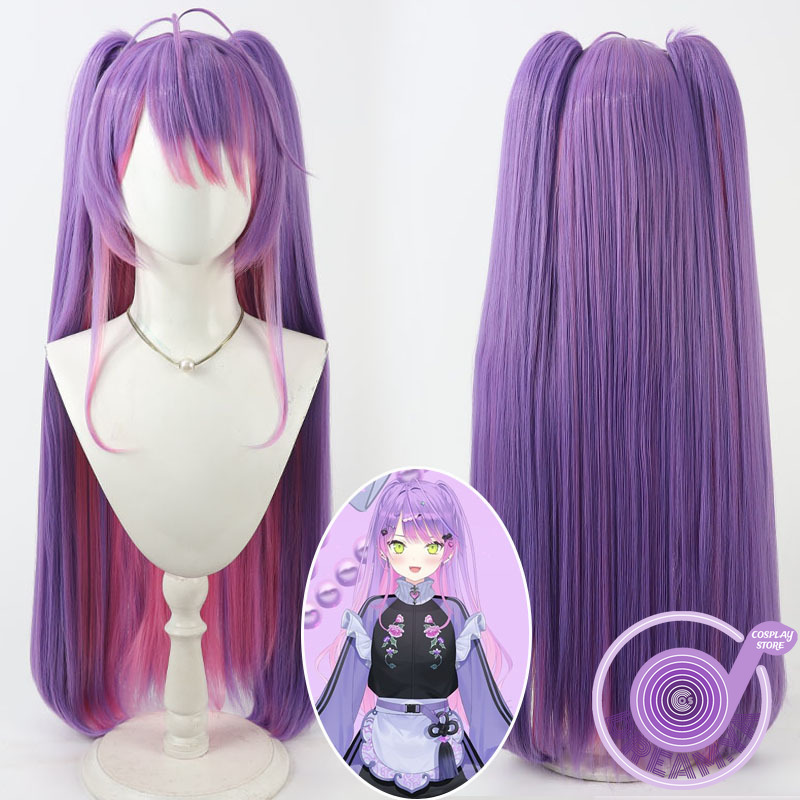 Tokoyami Towa Cosplay Wig Vtub - огляд і ціна Anime Cosplay Long Hair