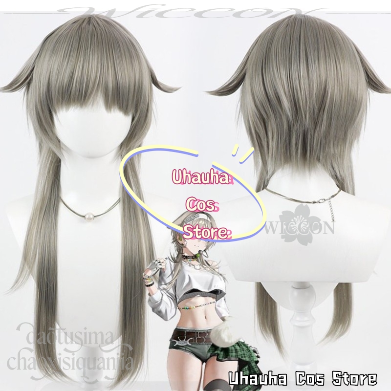 CR6.9*Prika Gray Fashion Y2K K - огляд і ціна Anime Cosplay Long Hair