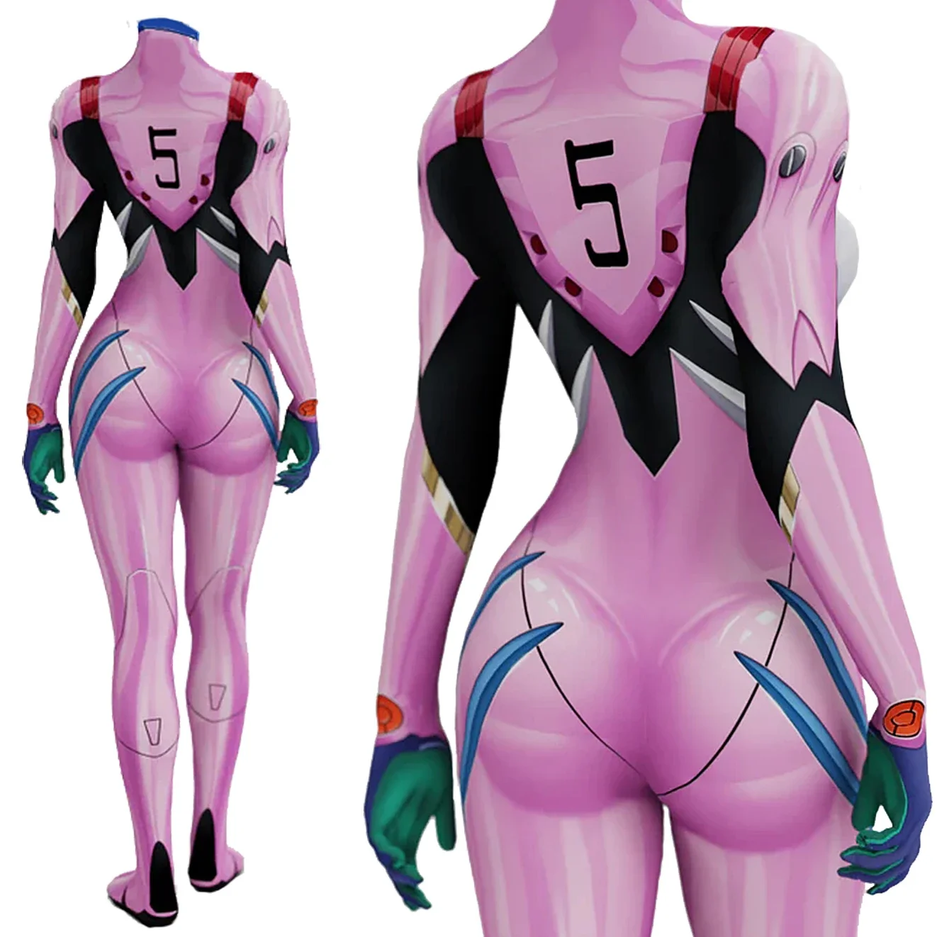 Anime EVA 05 Makinami Cosplay  - огляд і ціна Anime Cosplay Girls