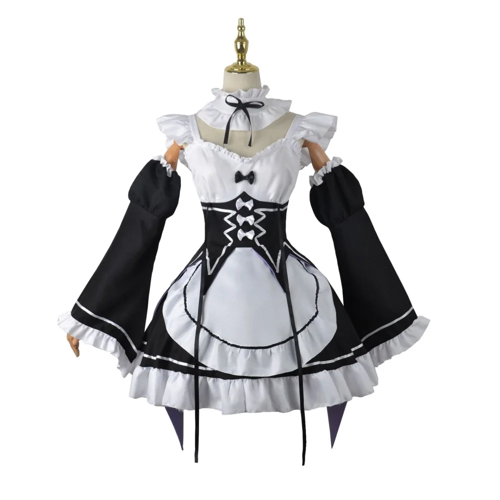 Anime Ram Rem Maid Cosplay Re  - огляд і ціна Anime Cosplay Live