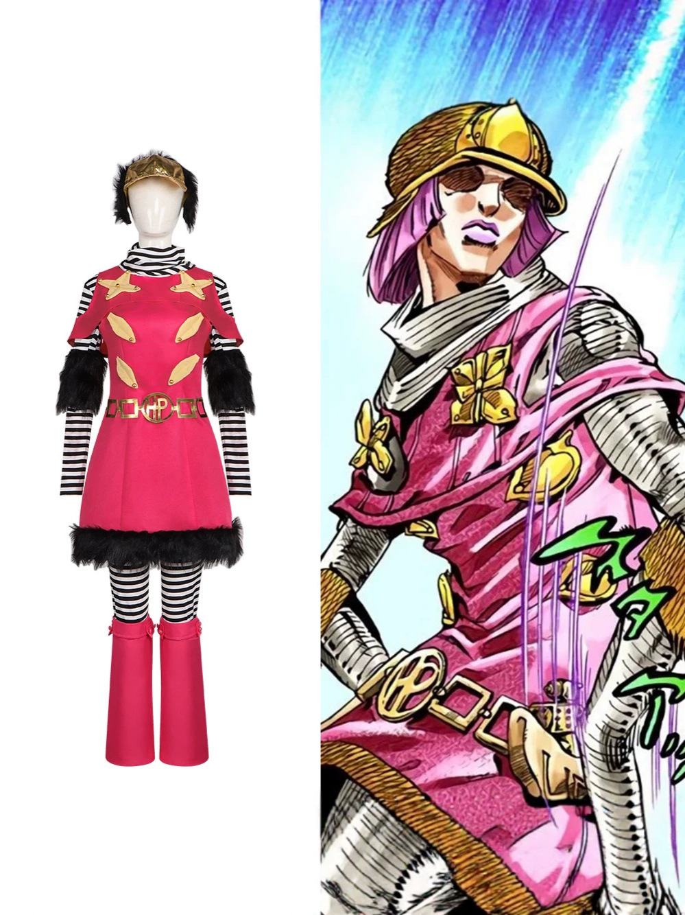 Hot Pants Cosplay Outfit JoJo  - огляд і ціна Cosplay Anime Jojo