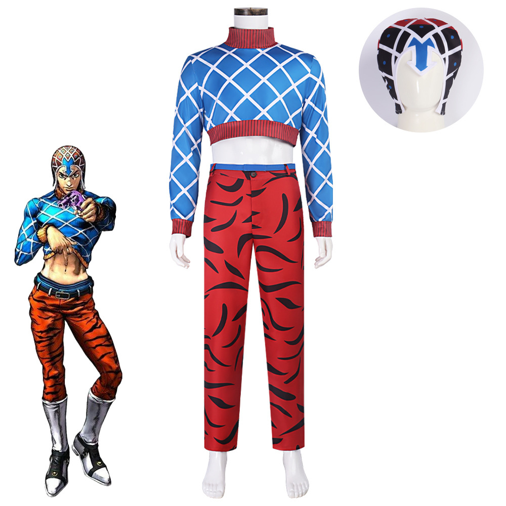Anime JoJo Guido Mista Cosplay - огляд і ціна Cosplay Anime Jojo